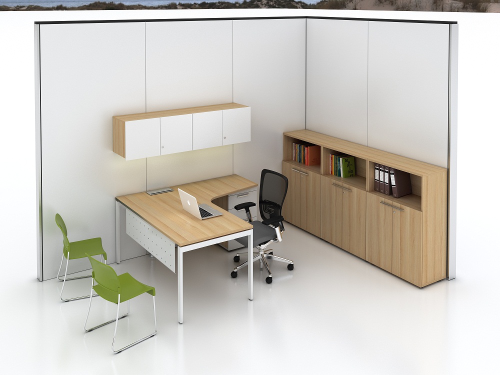 bàn làm việc chân sắt cao cấp